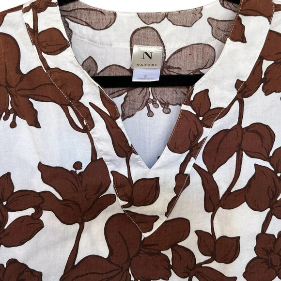 Natori Women's Langman Dress, Coverup or Resort Wear Sz Small 100% Cotton Tunic - Picture 3 of 10